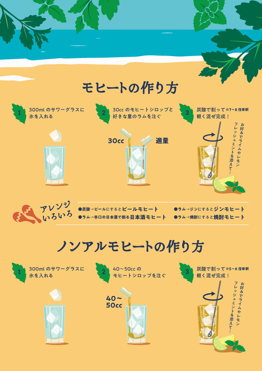 送料無料 ハーブシロップ2種セット