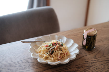 太陽のきびなごオリーブオイル漬けパスタ