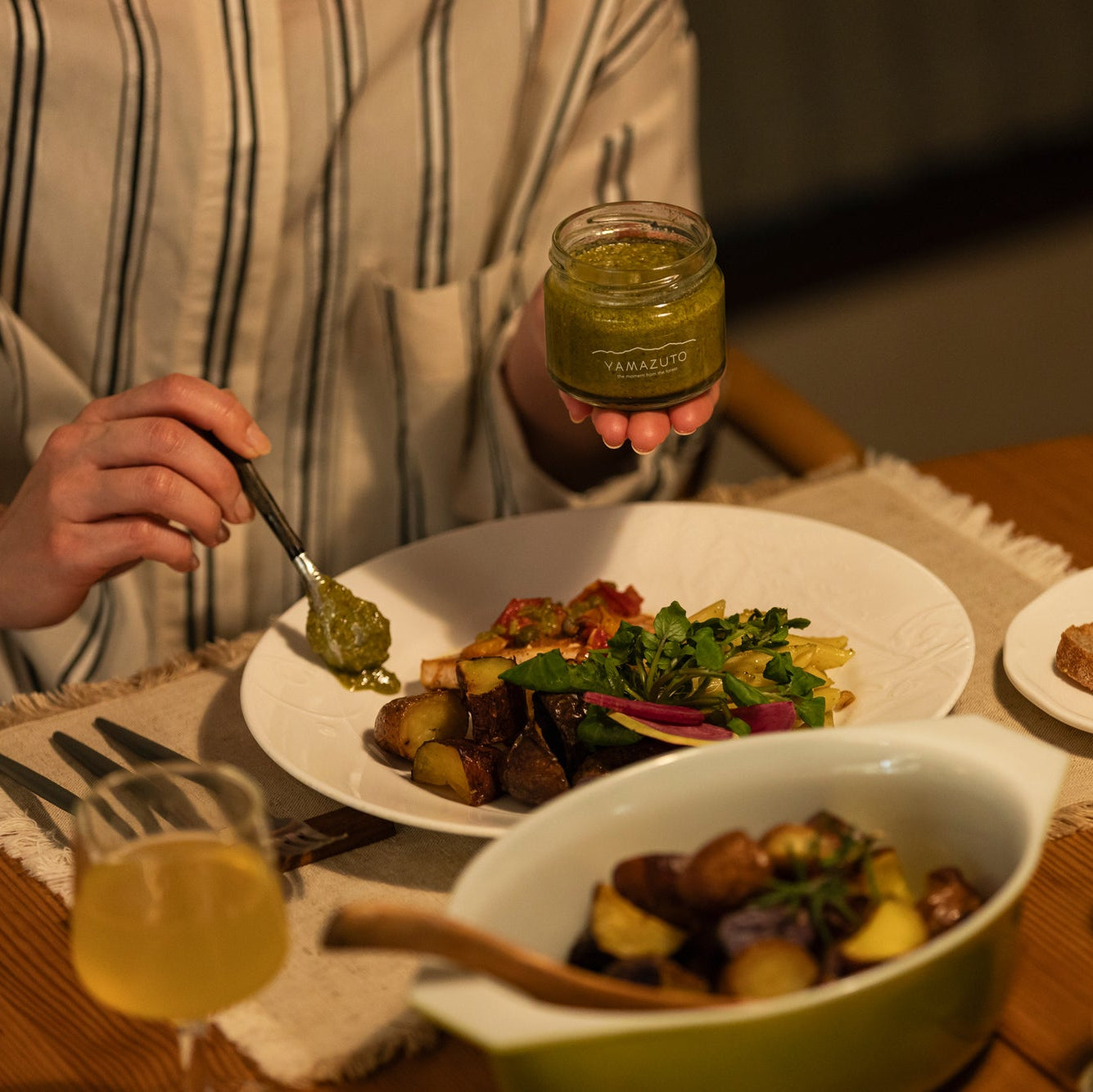 RUCOLA AND WALNUT SAUCE
